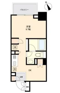 プライマル杉並方南町【0504号室】の間取り