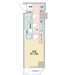 CAVANA浅草【6階】の間取り