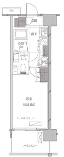 AーSTANDARD芝浦【8階】の間取り