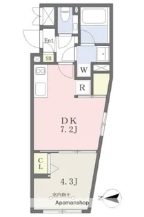 REVE RESIDENCE 武蔵小山【4階】の間取り