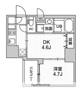 東京都品川区東大井5丁目【マンション】の間取り
