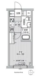 東京都品川区戸越4丁目【マンション】の間取り