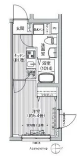 東京都品川区戸越4丁目【マンション】の間取り