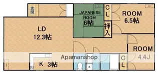 コートMIKI【1階】の間取り