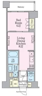 東京都渋谷区笹塚3丁目【マンション】の間取り