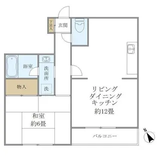 クレル洸雙【2階】の間取り