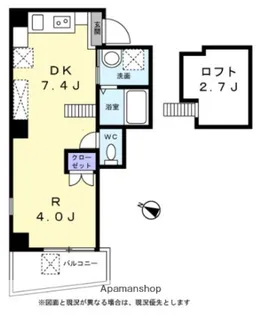 トライアングル目黒【2階】の間取り