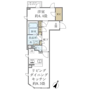 コンポジット高輪【2階】の間取り