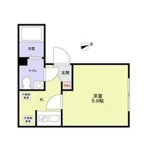 VISTA NAKANOーFUJIMICHO【3階】の間取り