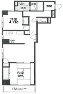 フェリーチェお茶の水【8階】の間取り