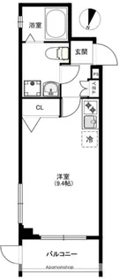 1Rの間取り画像