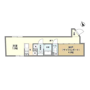 SPHERE YOYOGIUEHARA HILLTOP【2階】の間取り