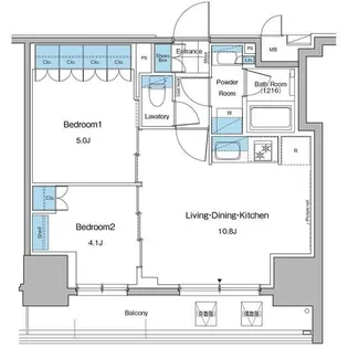 ルフォンプログレ秋葉原マークス【13階】の間取り
