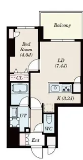 SーRESIDENCE大森BRESA【6階】の間取り