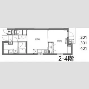 ワーフときわ台【2階】の間取り
