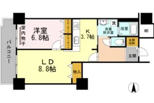 品川シーサイドビュータワー Ⅰ【3階】の間取り