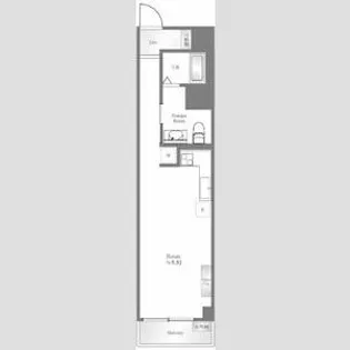 ペガサスステーションプラザ蒲田【907号室】の間取り