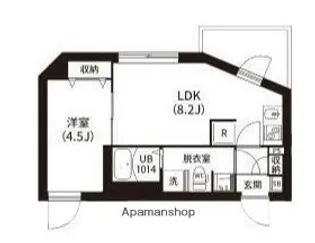 レピュア南大井レジデンス【3階】の間取り