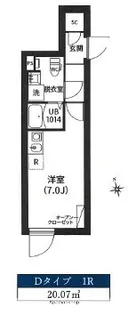 レピュア南大井レジデンス【2階】の間取り