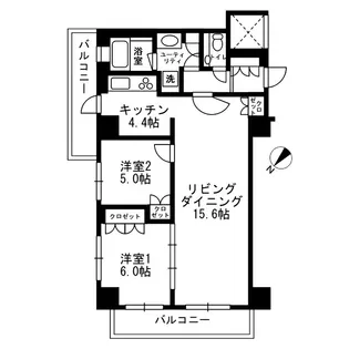 アーバンパーク代官山II【3階】の間取り