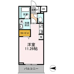 Tレジデンス【6階】の間取り