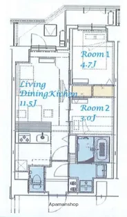 東京都江東区大島8丁目【マンション】の間取り