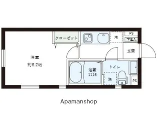 レピュア目黒本町レジデンス【1階】の間取り