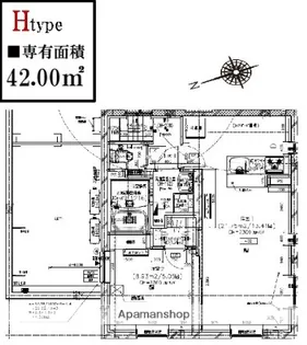 レピュア目黒本町レジデンス【3階】の間取り