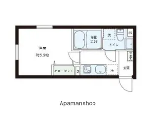 レピュア目黒本町レジデンス【1階】の間取り