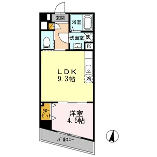 エスポワール多摩川【3階】の間取り