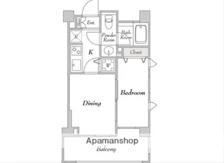 ミリアレジデンス洗足【703号室】の間取り