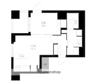 東京都中央区勝どき6丁目【マンション】の間取り