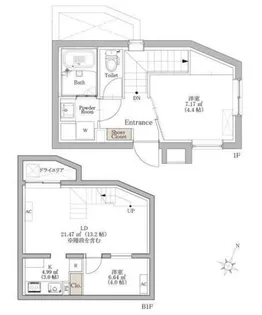東京都杉並区阿佐谷南3丁目【マンション】の間取り