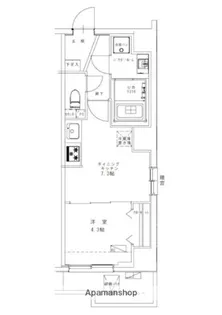 ジェノヴィア幡ヶ谷【5階】の間取り