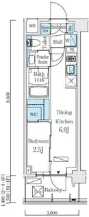 リビオメゾン東北沢【5階】の間取り