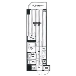 エル ヴィエント アース大森山王【2階】の間取り