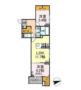 セレスティア祖師谷【3階】の間取り