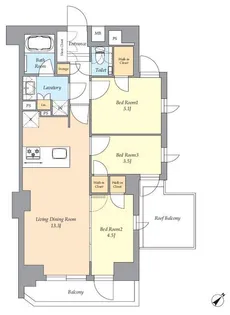 AIFLAT渋谷西原【5階】の間取り