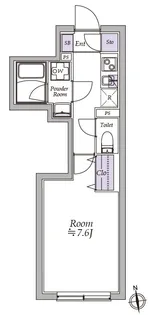 東京都中野区大和町3丁目【マンション】の間取り