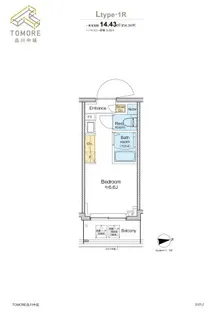 TOMORE品川中延【4階】の間取り