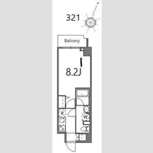 ティーステージジェイアール浜川崎【3階】の間取り