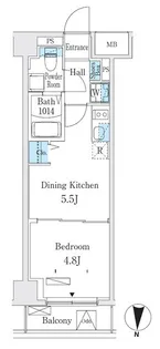 クラリティア板橋本町【3階】の間取り