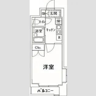 OLIO渋谷西原【5階】の間取り