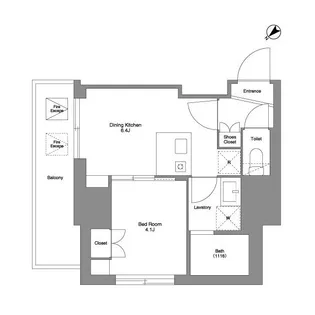 ルフォンプログレ大森山王【15階】の間取り