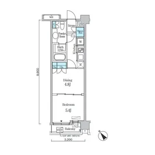 クインテット恵比寿【3階】の間取り
