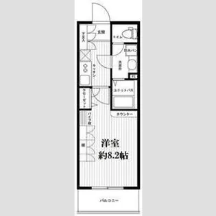エスコート芝浦EAST【5階】の間取り