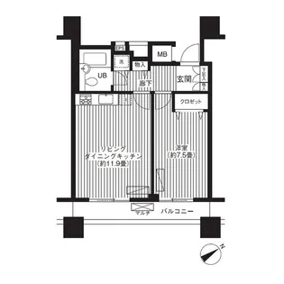 LOOP−M【10階】の間取り