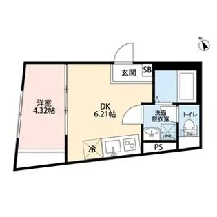 SPOY戸越銀座【1階】の間取り