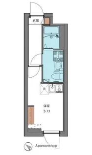 THE TOGOSHIGINZA【1階】の間取り