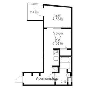 U RESIDENCE武蔵小山【-1階】の間取り